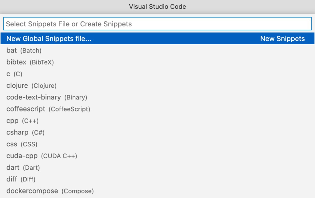 Hướng dẫn cách tạo Snippet trong Visual Studio Code