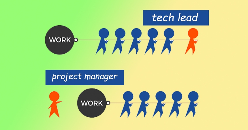 Phân biệt tech lead và project manager
