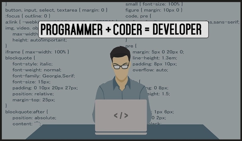 Sự khác biệt giữa coder và developer